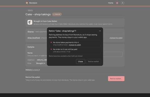 Retire blocked, Desktop, dark