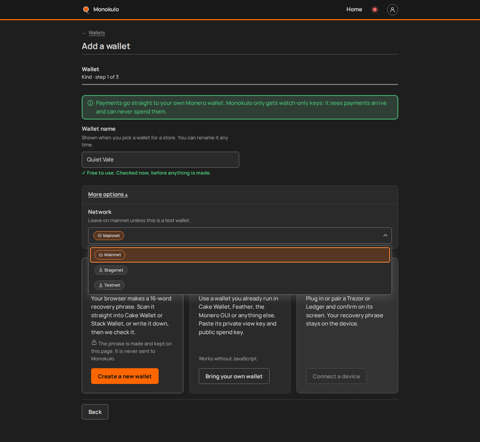 Setup network, Desktop, dark