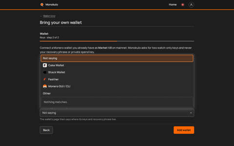 Import app, Desktop, dark