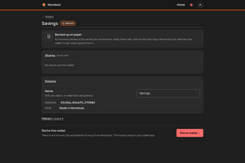 Page where savings, Desktop, dark