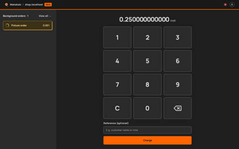 Keypad, Desktop, dark
