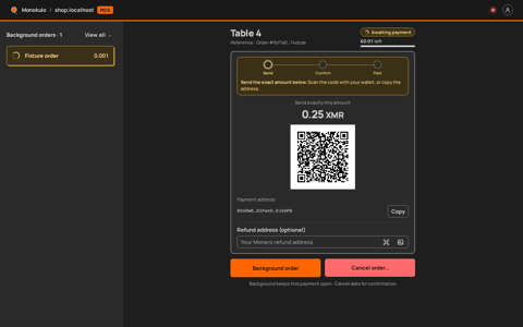 Awaiting payment, Desktop, dark