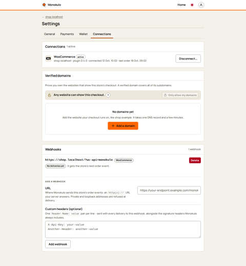Store site connected, Desktop, light