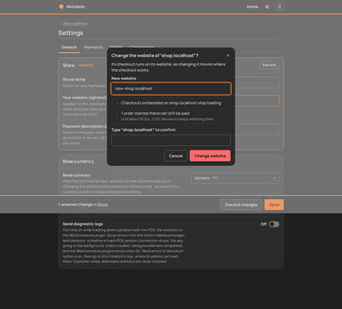 Store site change ready, Desktop, dark