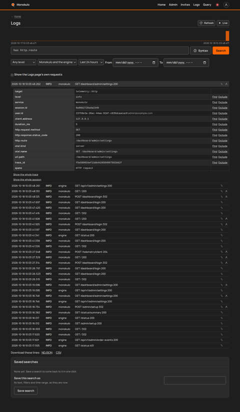 Line opened, Desktop, dark
