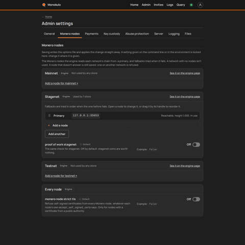Nodes, Desktop, dark